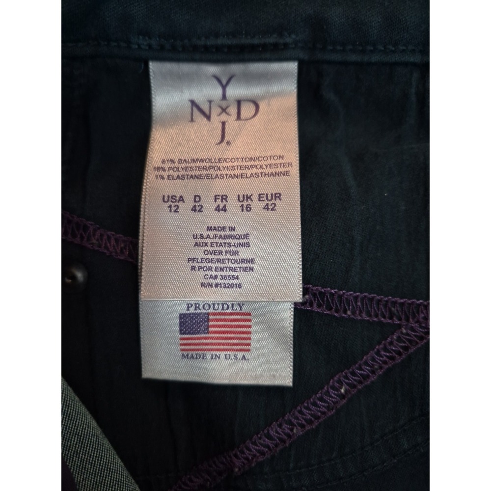 NYDJ Lift Tuck Technology Legging Jewel Green Slimming Pants Women's 12 - Picture 8 of 10